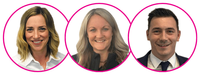 NRL Group - Image - Headshots of NRL Sunderland team members smiling in a professional setting.