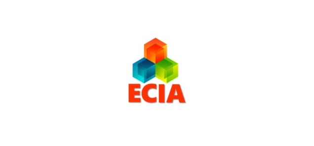 Logo reading ECIA Engineering Construction Industry Association with coloured cube graphic.