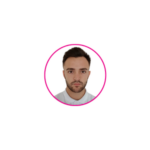 Headshot in a pink circle of Rorie Henderson.